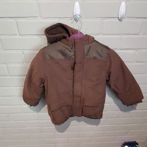 Gymboree boys jacket with fleece material inside
